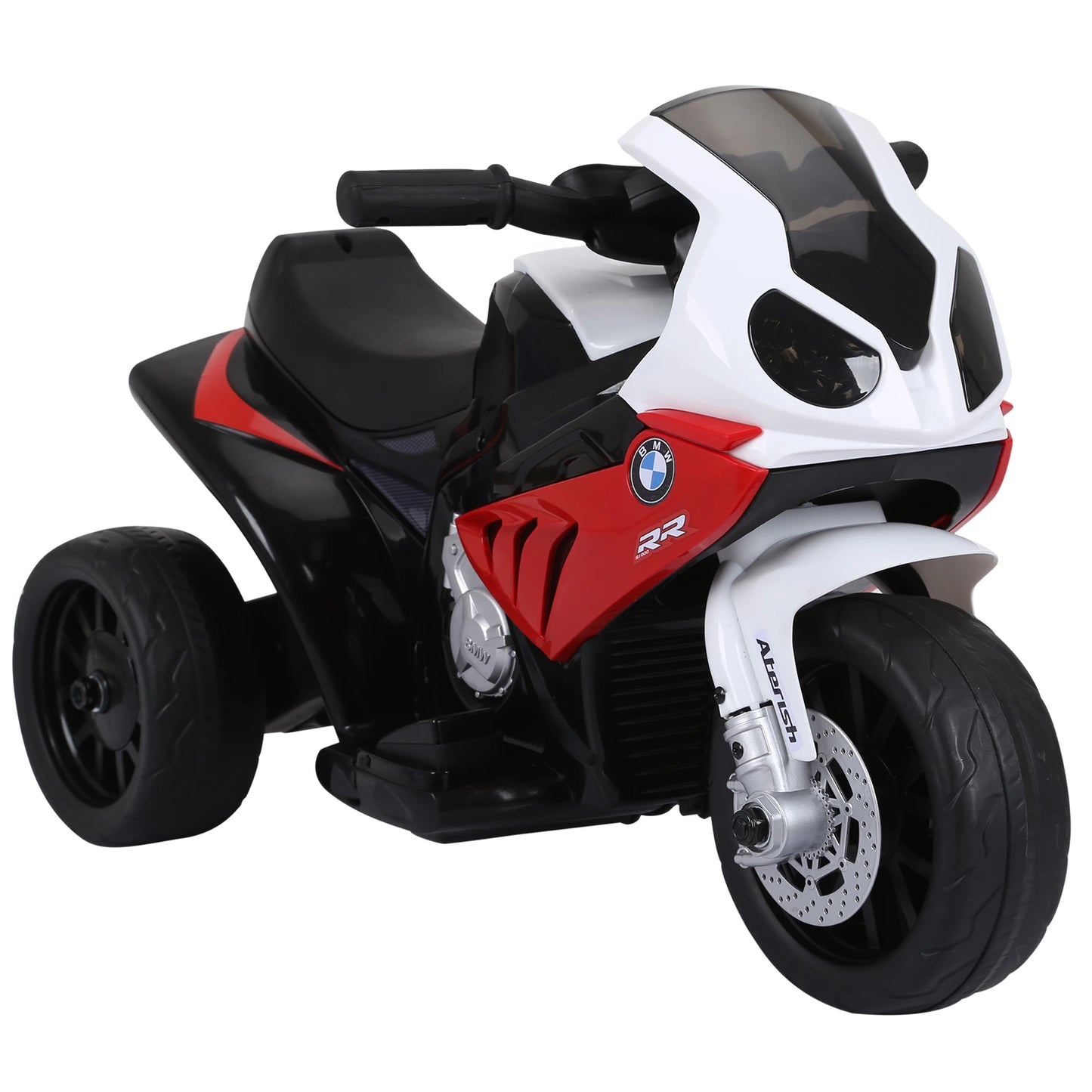 HOMCOM Electric Motorbike for Kids Ride On BMW Motorbike w/ Headlights and Music, 6V - Red