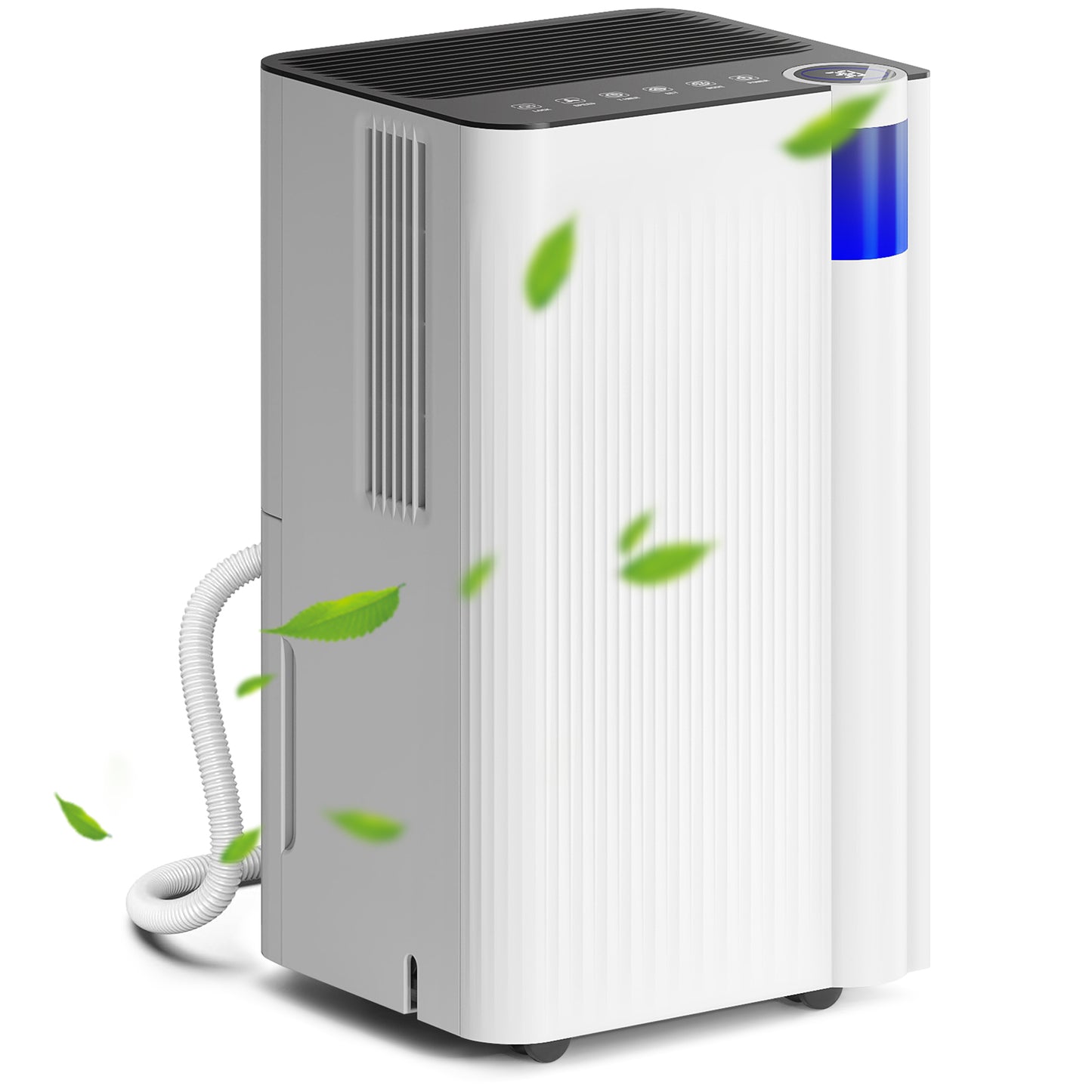 HOMCOM 12L/Day Modern Dehumidifier with Filter - White
