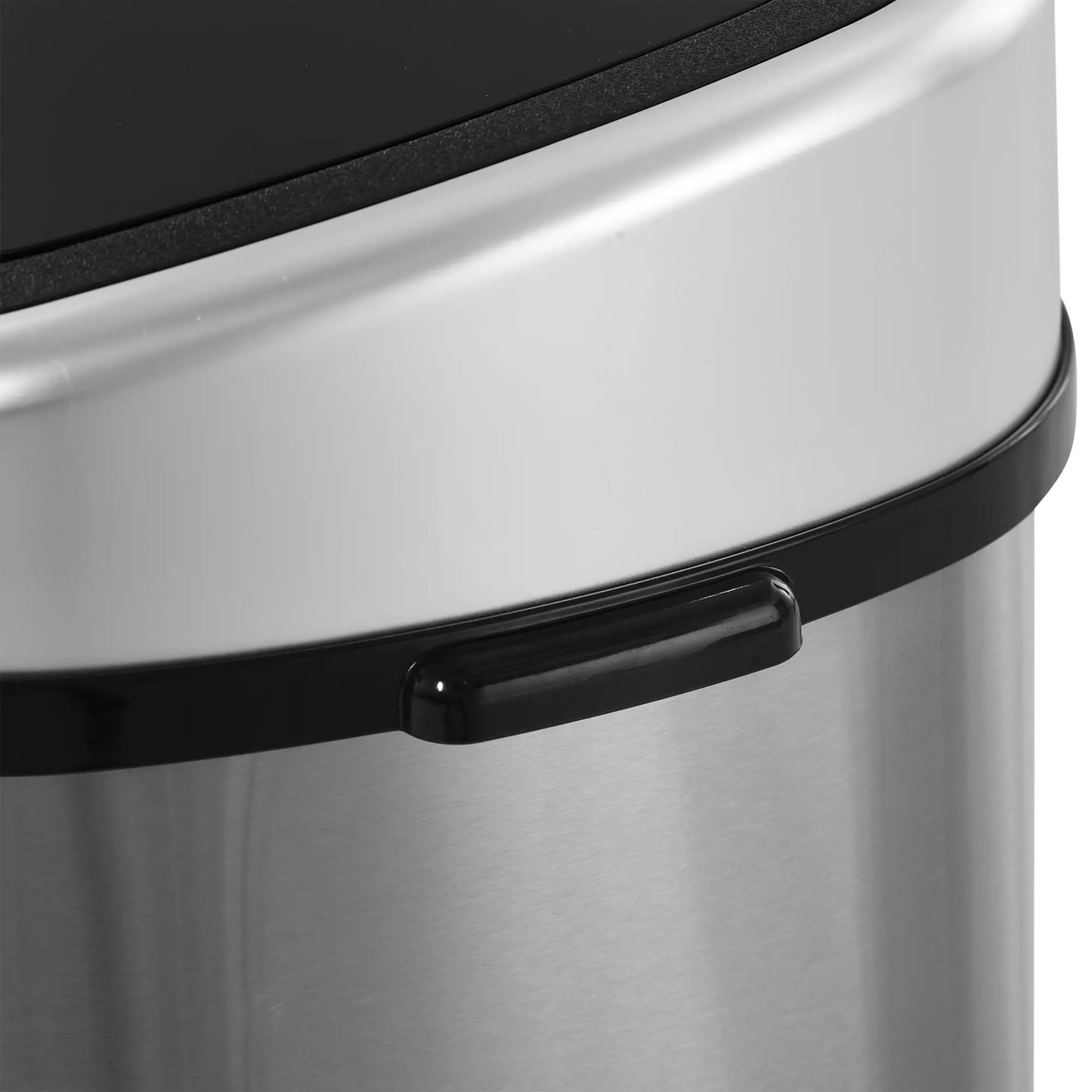 HOMCOM Stainless Steel Kitchen Sensor Dustbin Automatic Touchless Rubbish Garbage Waste Bin 58L, Silver