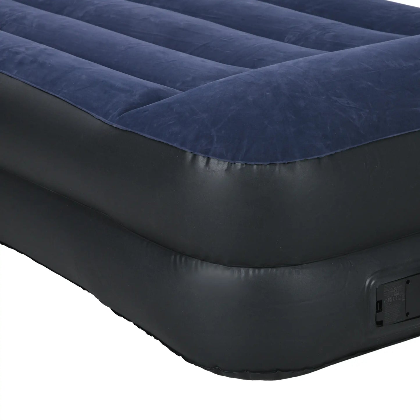 Outsunny Inflatable King-Size Air Bed, with Built-in Electric Pump and Carry Bag