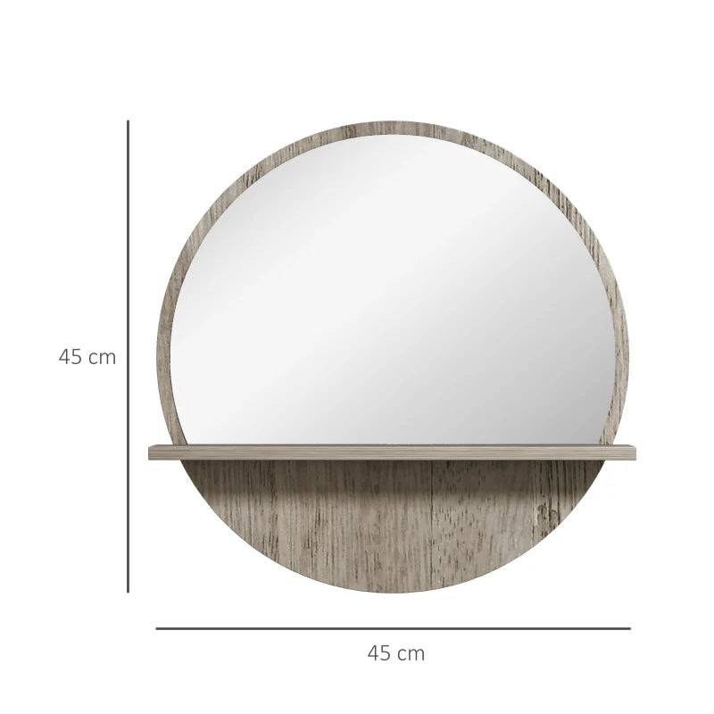 Circular mirror for contemporary living spaces