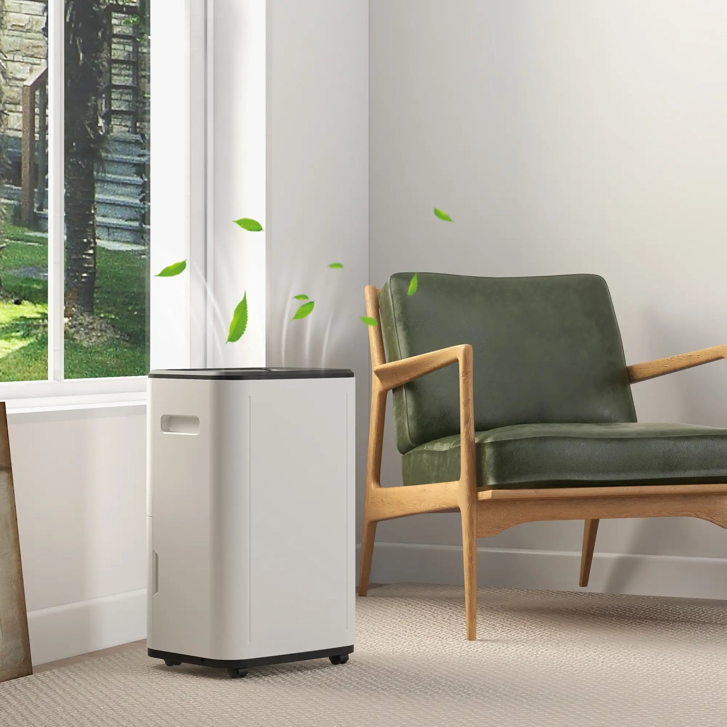 HOMCOM 6000mL Portable Dehumidifier with 24H Timer, 3 Modes, 20L/Day, for Home Laundry Basement
