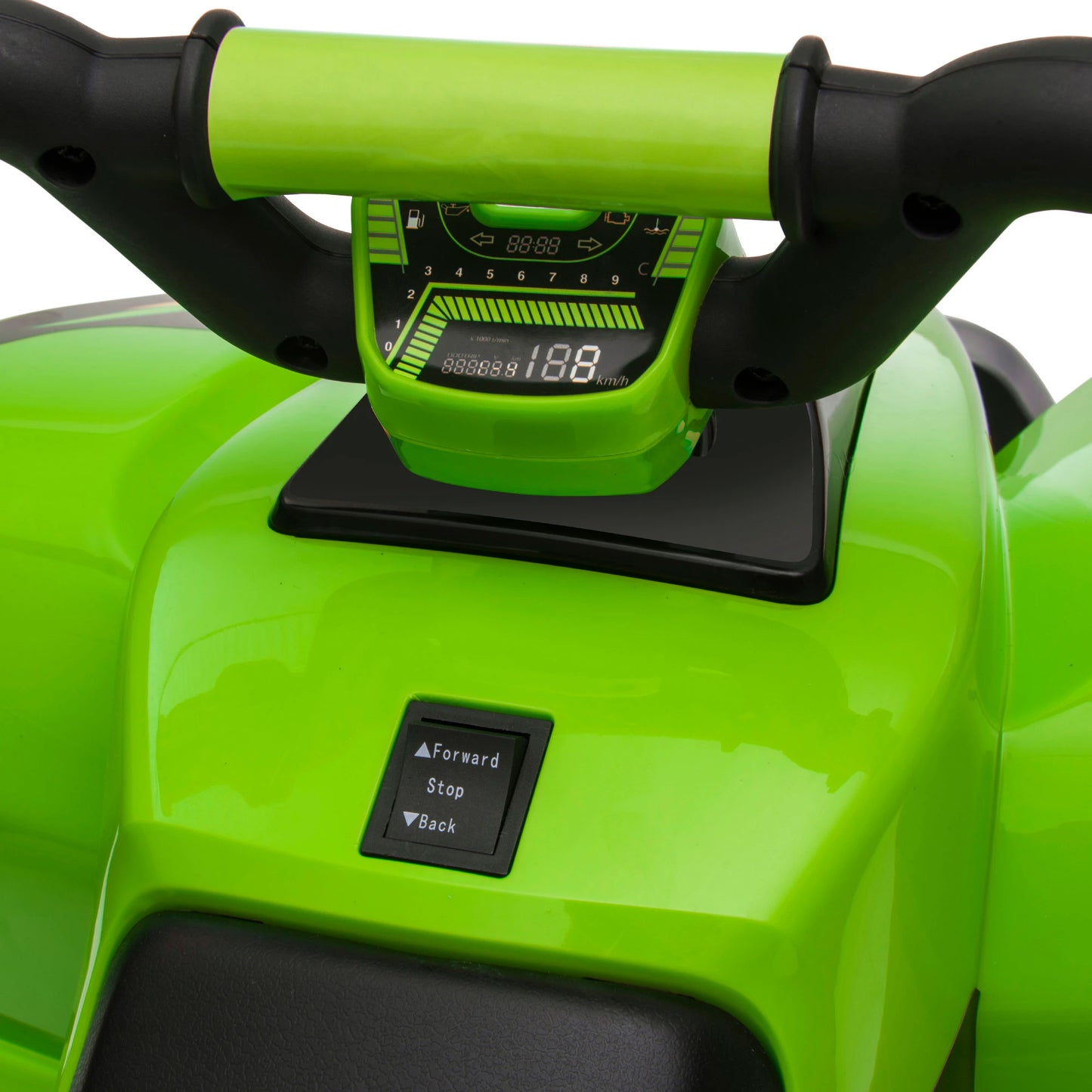 HOMCOM 6V Kids Electric Toy Car Forward Reverse Functions for Toddlers Aged 18-36 Months, Green
