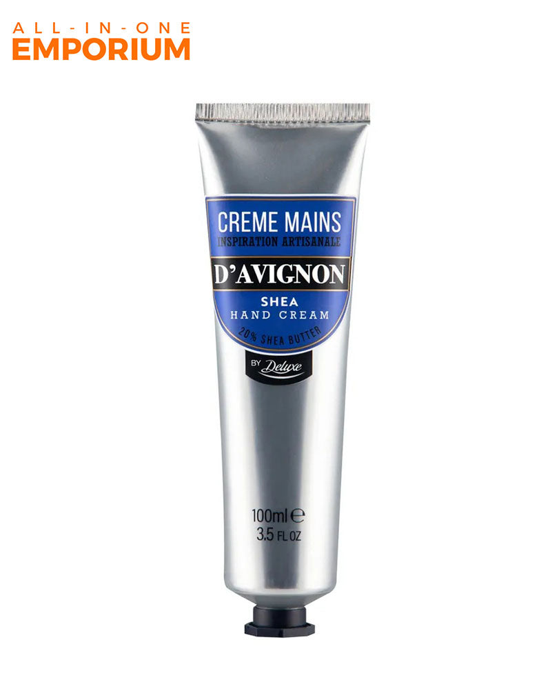 Deluxe Creme D'Avignon Moisturizing Hand Cream 20% Shea Butter 3 x 100ml