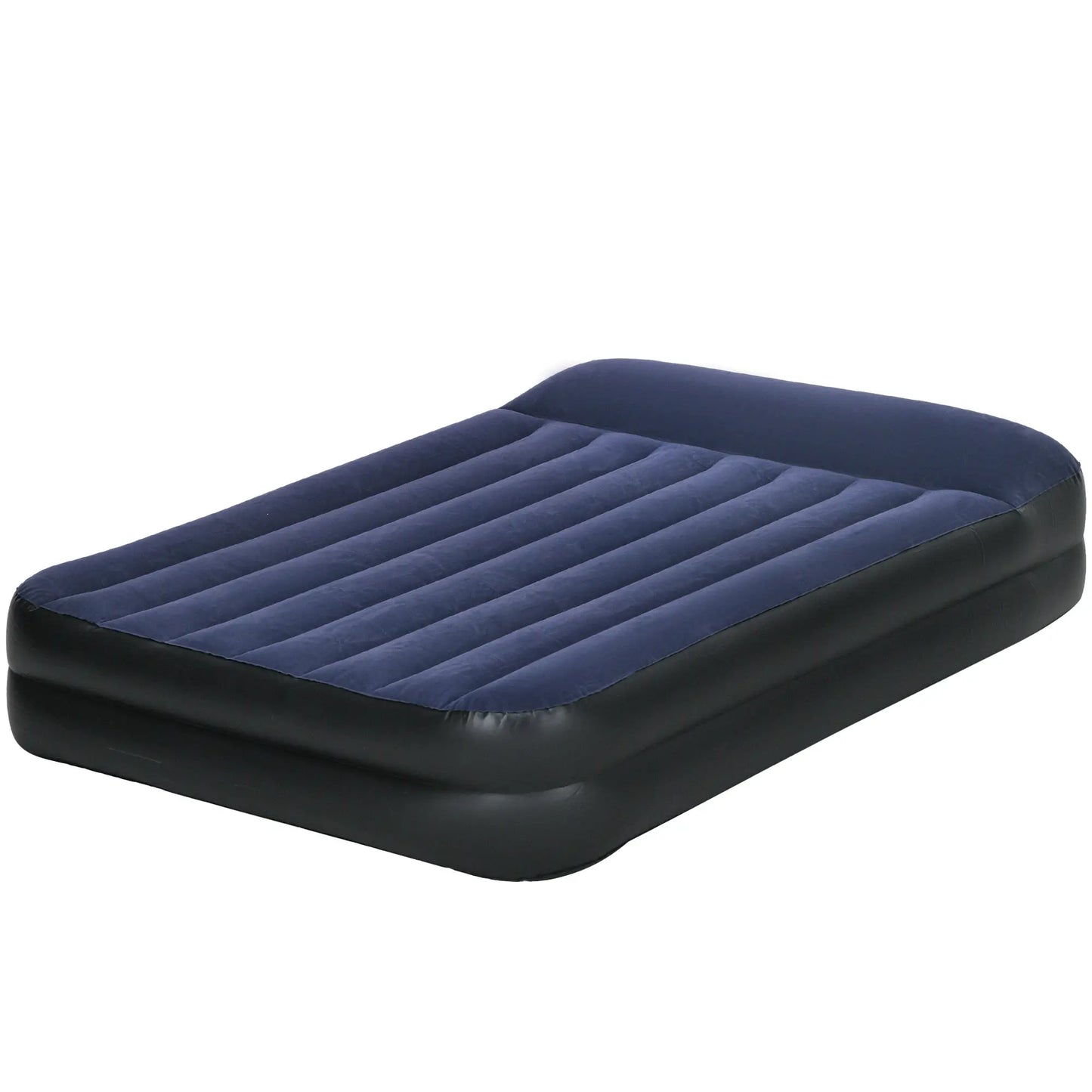Outsunny Inflatable King-Size Air Bed, with Built-in Electric Pump and Carry Bag