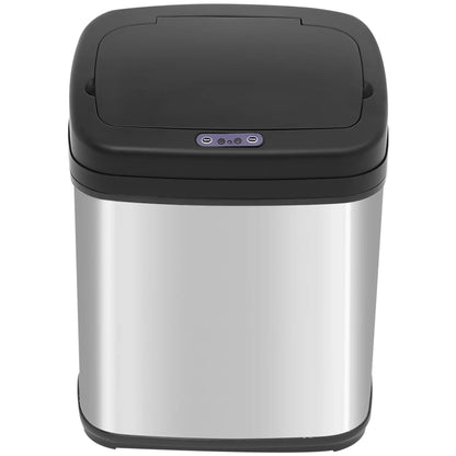 HOMCOM 20L LUXURY Automatic Sensor Dustbin Kitchen Waste Bin Rubbish Trashcan Auto Dustbin Stainless Steel with Bucket
