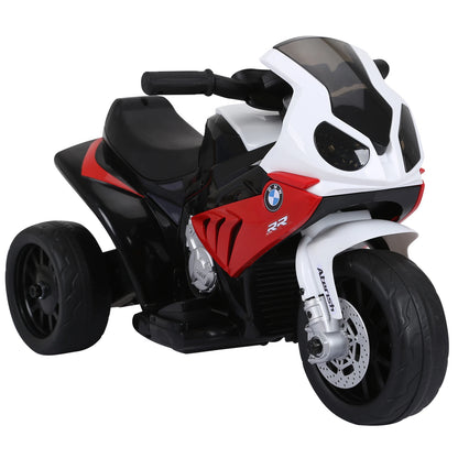 HOMCOM Electric Motorbike for Kids Ride On BMW Motorbike w/ Headlights and Music, 6V - Red