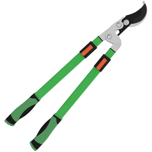 Outsunny Telescopic Extendable Garden Loppers, Heavy Duty with Steel Blade and Adjustable Handles, Tree Trimmer