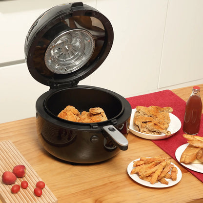 HOMCOM 7L Family Size Digital Air Fryer Oven with Roast, Broil, Bake, Dehydrate, 8 Presets, Rapid Air Circulation, Timer, Preheat, 1500W