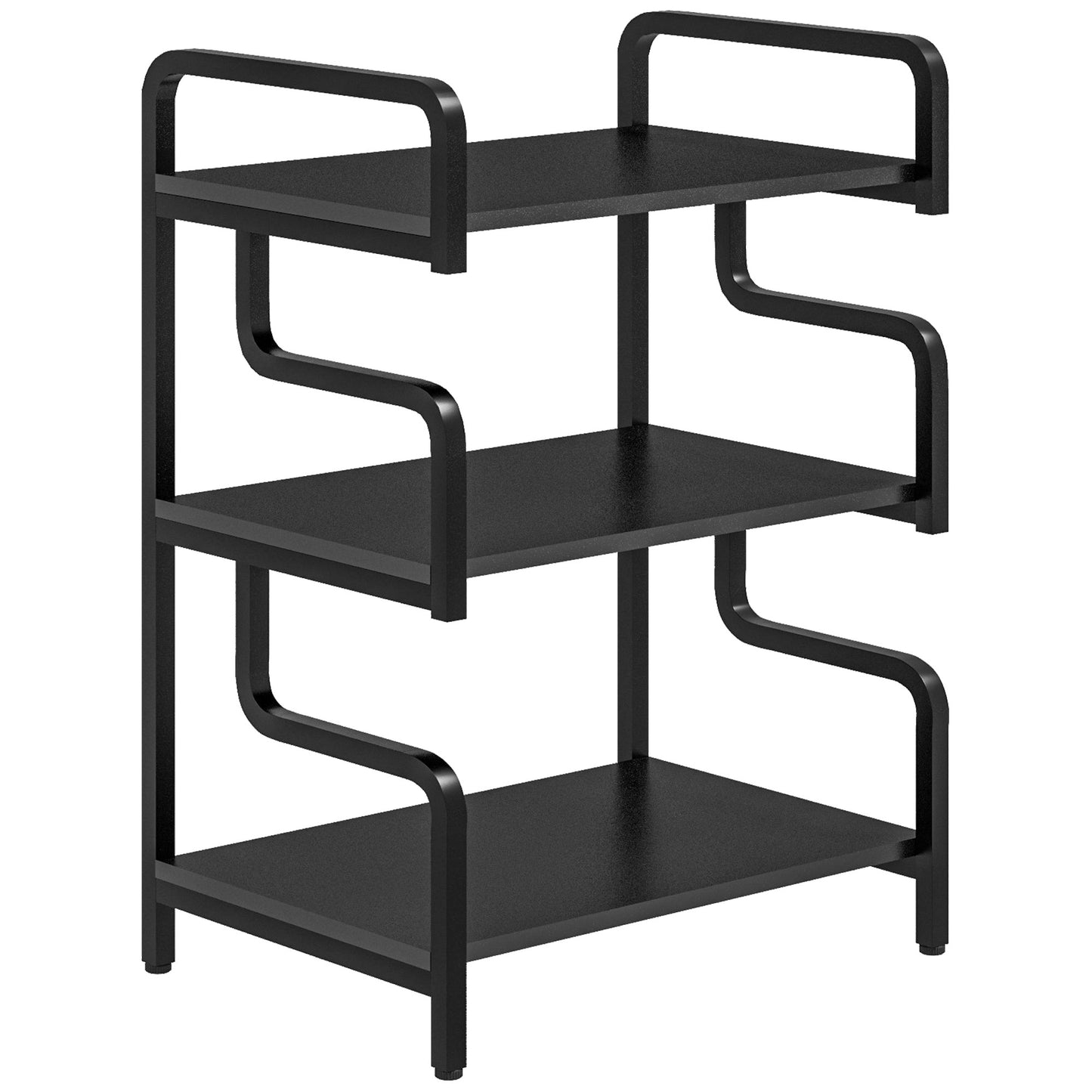 HOMCOM 3-Tier Printer Stand with Storage Shelves, Printer Table, Printer Shelf for Home Office