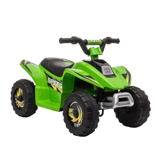 HOMCOM 6V Kids Electric Toy Car Forward Reverse Functions for Toddlers Aged 18-36 Months, Green