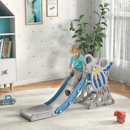 AIYAPLAY Space-Themed Baby Slide, Indoor Freestanding Kids Slide, for Ages 1.5-3 Years