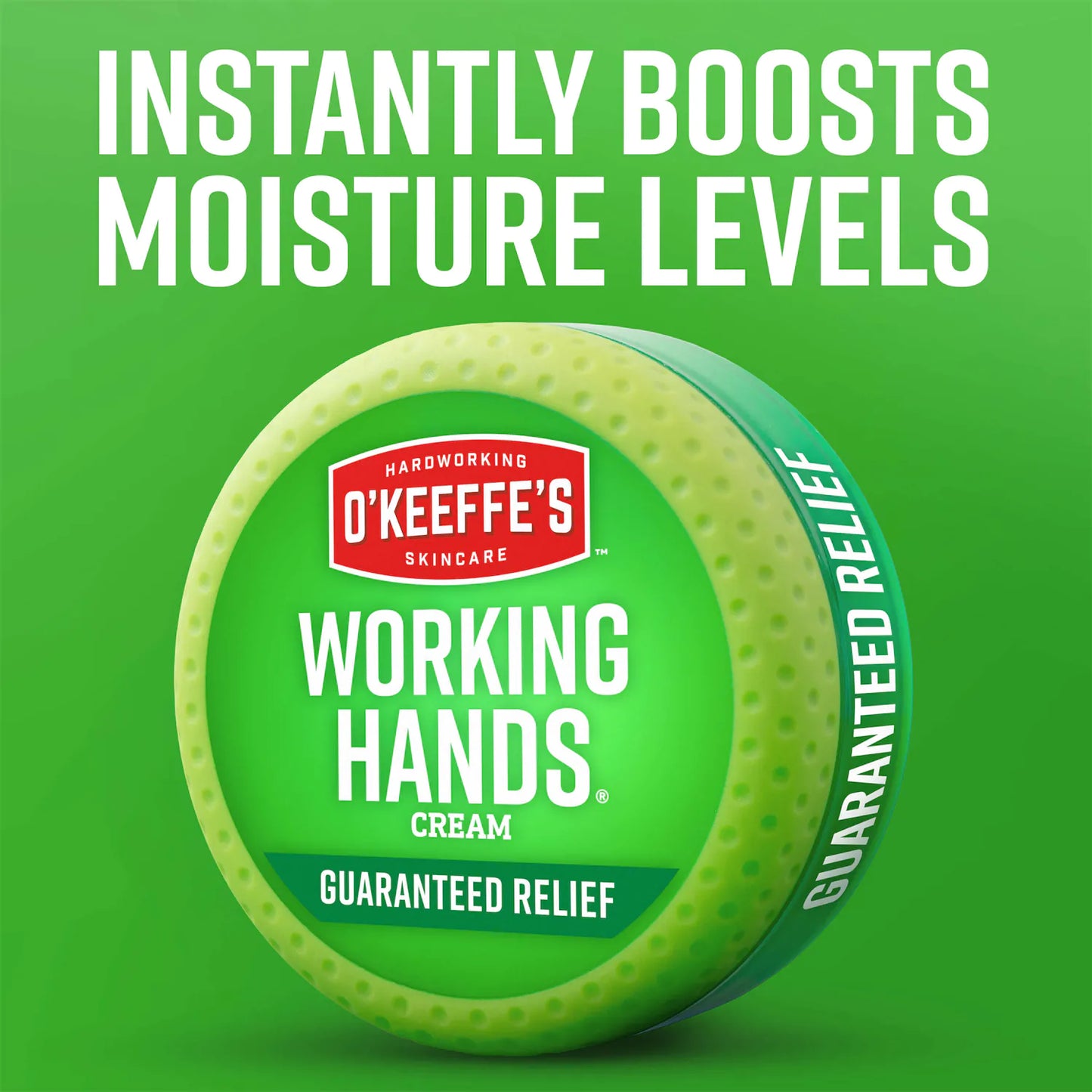 O’Keeffe’s Working Hands - Hand Cream for Extremely Dry, Cracked Hands, Instantly Boosts Moisture Levels 96g Jar