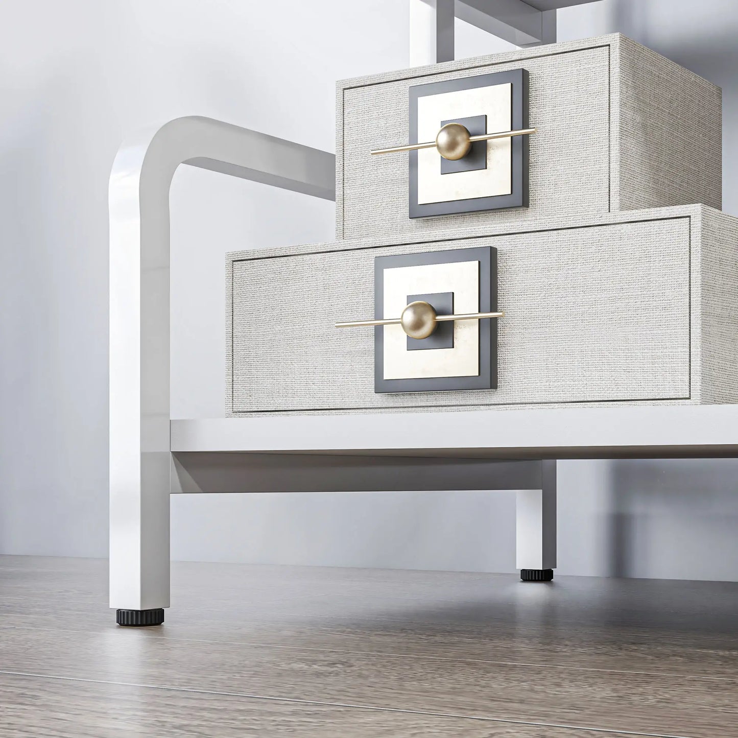 HOMCOM 3-Tier Printer Stand with Storage Shelves, Printer Table, Printer Shelf for Home Office