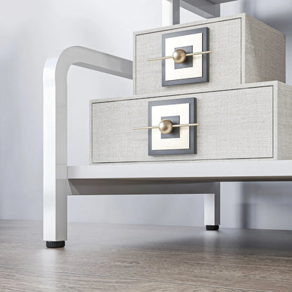 HOMCOM 3-Tier Printer Stand with Storage Shelves, Printer Table, Printer Shelf for Home Office