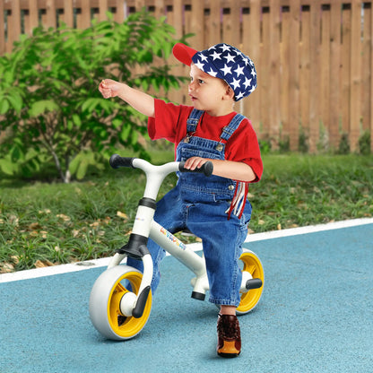 AIYAPLAY 8" Balance Bike, Lightweight Training Bike for Children with Adjustable Seat, EVA Wheels
