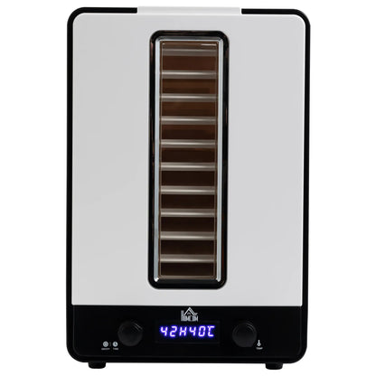 HOMCOM 11-Tray Food Dehydrator, 40-70℃ Temperature and Timer