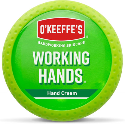 O’Keeffe’s Working Hands - Hand Cream for Extremely Dry, Cracked Hands, Instantly Boosts Moisture Levels 96g Jar