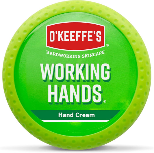 O’Keeffe’s Working Hands - Hand Cream for Extremely Dry, Cracked Hands, Instantly Boosts Moisture Levels 96g Jar