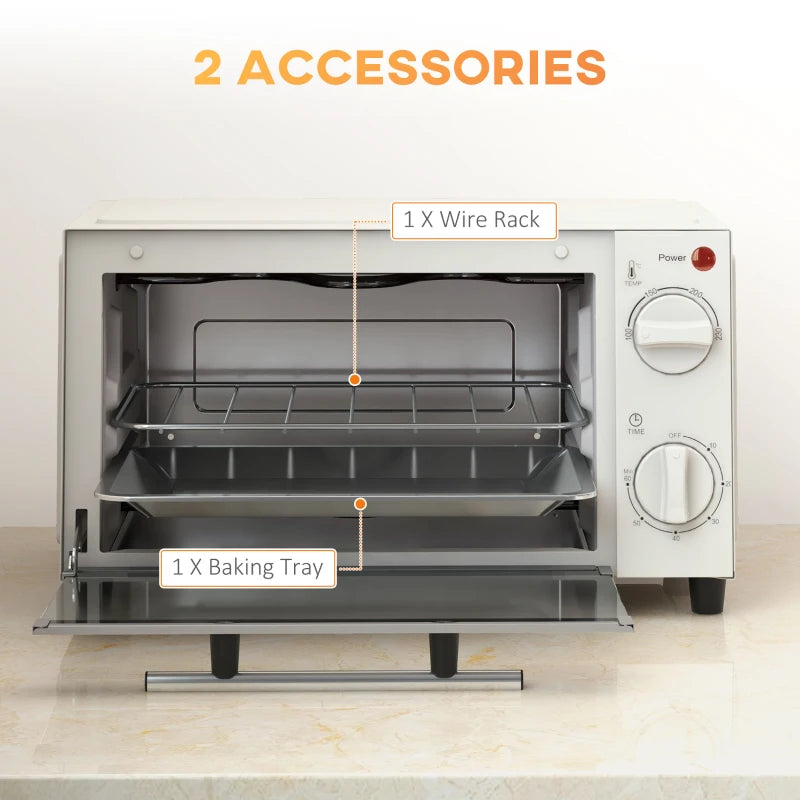 9L Countertop Electric Grill, Toaster Oven
