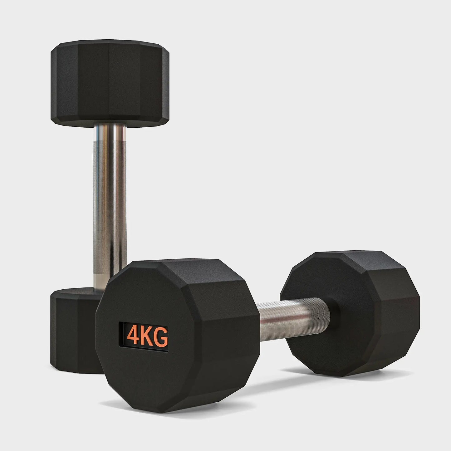SPORTNOW Dumbbells Weights Set with 12-Sided Shape and Non-Slip Grip for Home Gym Workout, 2 x 4kg