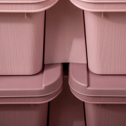 HOMCOM Kids Storage Organiser Unit, with Six Compartments Drawers - Pink
