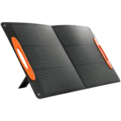 HOMCOM 100W Portable Solar Panel, Foldable Solar Charger with USB-A & USB-C Fast Charging Output, IP67 Waterproof