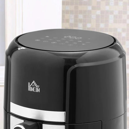 HOMCOM 4L Air Fryer Oven with Digital Touch Display, Rapid Air Circulation, 12 Cooking Programs, Timer, 1300W