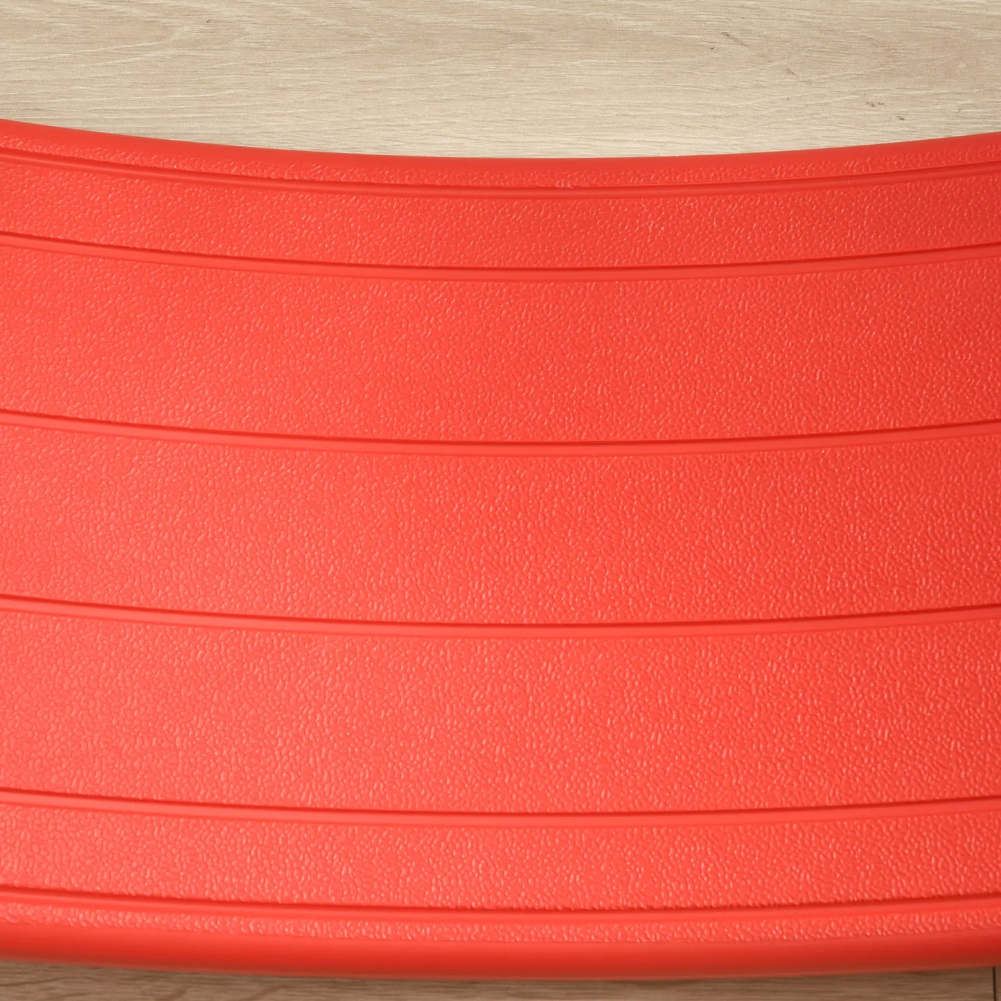 ZONEKIZ Balance Board Kids Wobble Board, Stepping Stone, Montessori Toy for Children, Nursery Toy, for Ages 3-6 Years - Red