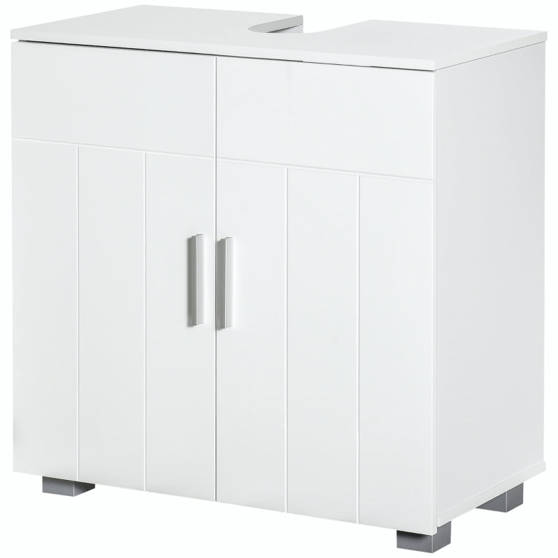 Bathroom cabinet with adjustable inner shelf
