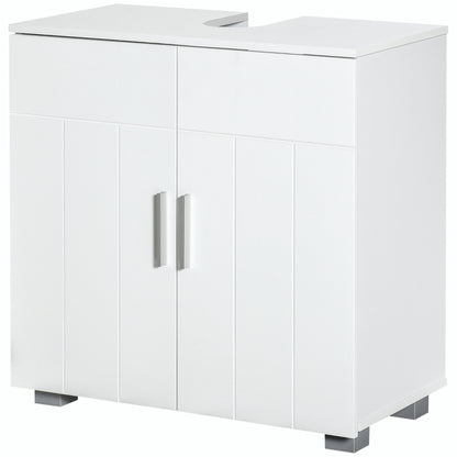 Bathroom cabinet with adjustable inner shelf