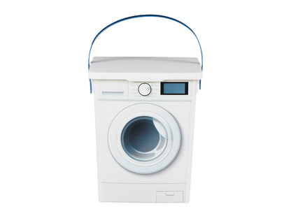 5L Bucket with Lid & Carry Handle – Washing Machine Design, Durable Plastic Cleaning Household Storage Bucket