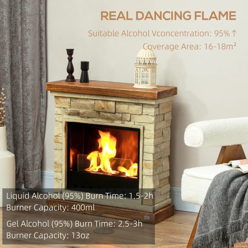 Cozy electric fire stove heater indoors