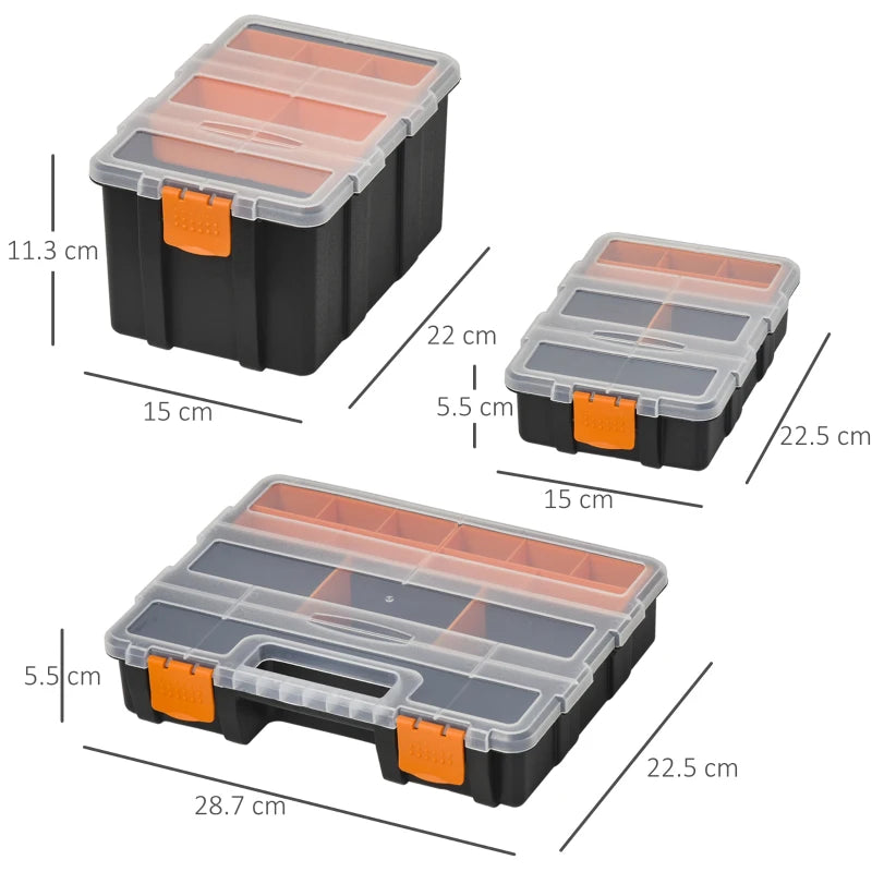 DIY storage boxes with secure locking lids