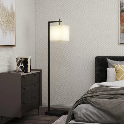 HOMCOM 66" Modern Tall Standing Floor Lamp with Adjustable Colour Temperatures & 10 Brightness Levels, Remote Control