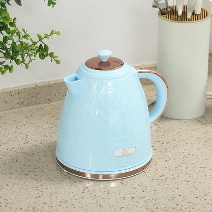 HOMCOM 3kW Rapid Water Boil Honeycomb Kettle - Light Blue