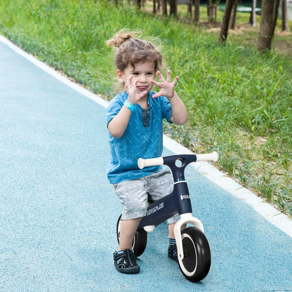 AIYAPLAY Ride-On Baby Balance Bike, with Adjustable Seat, for 1.5-3 Years - Blue