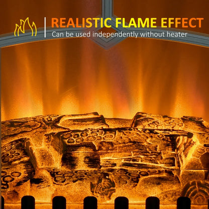 Efficient freestanding electric fire stove