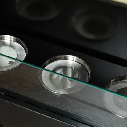 Efficient oil-fired heater for quick warmth