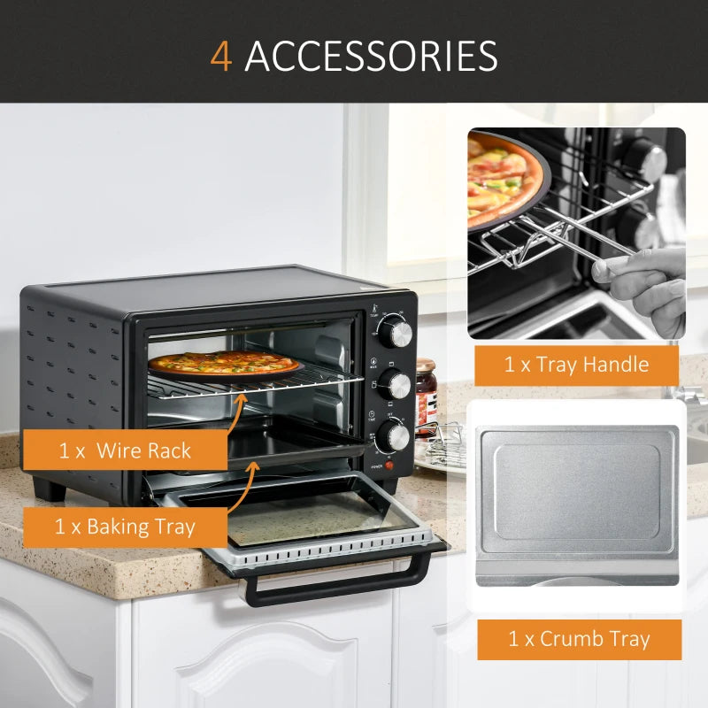 Electric Grill Toaster Oven 1400W