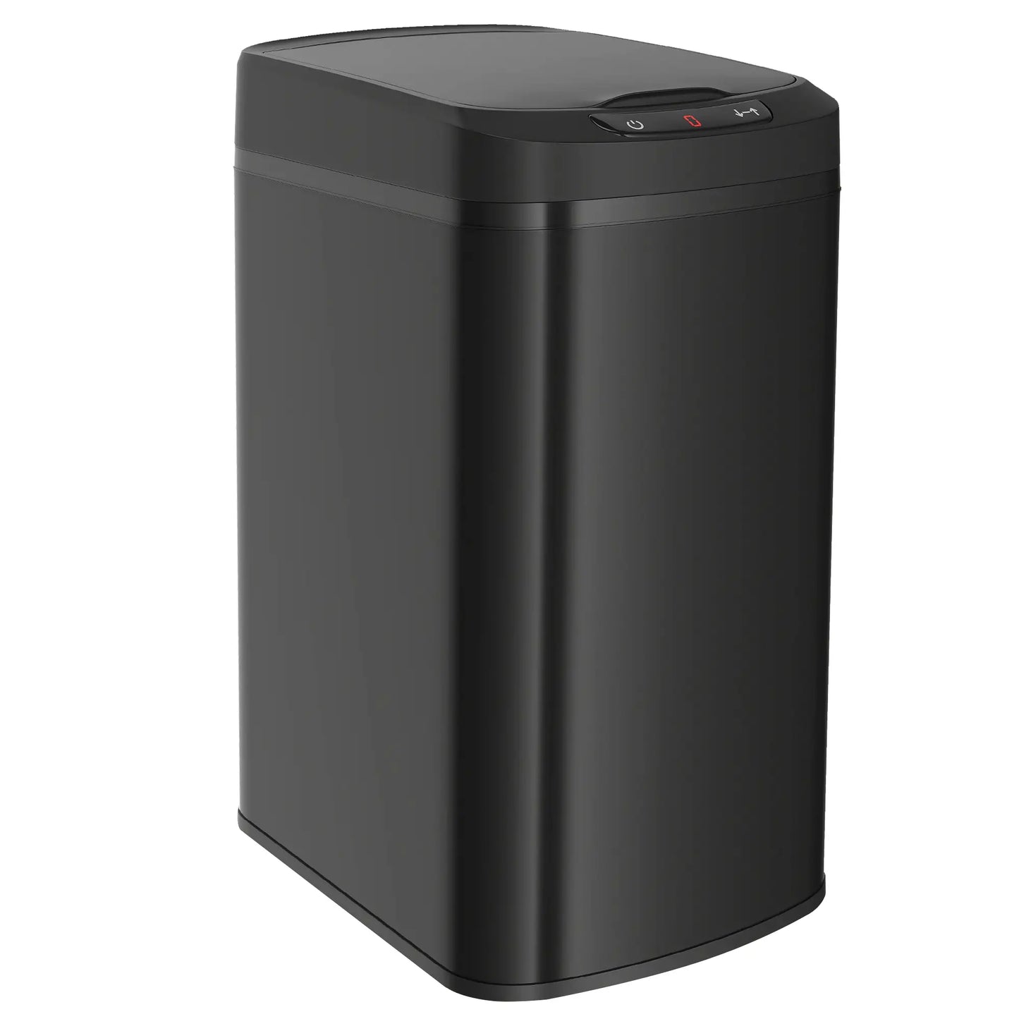 HOMCOM 12L Motion Sensor Bin, Automatic Touchless Kitchen Bin with Fingerprint Resistant Stainless Steel, Black