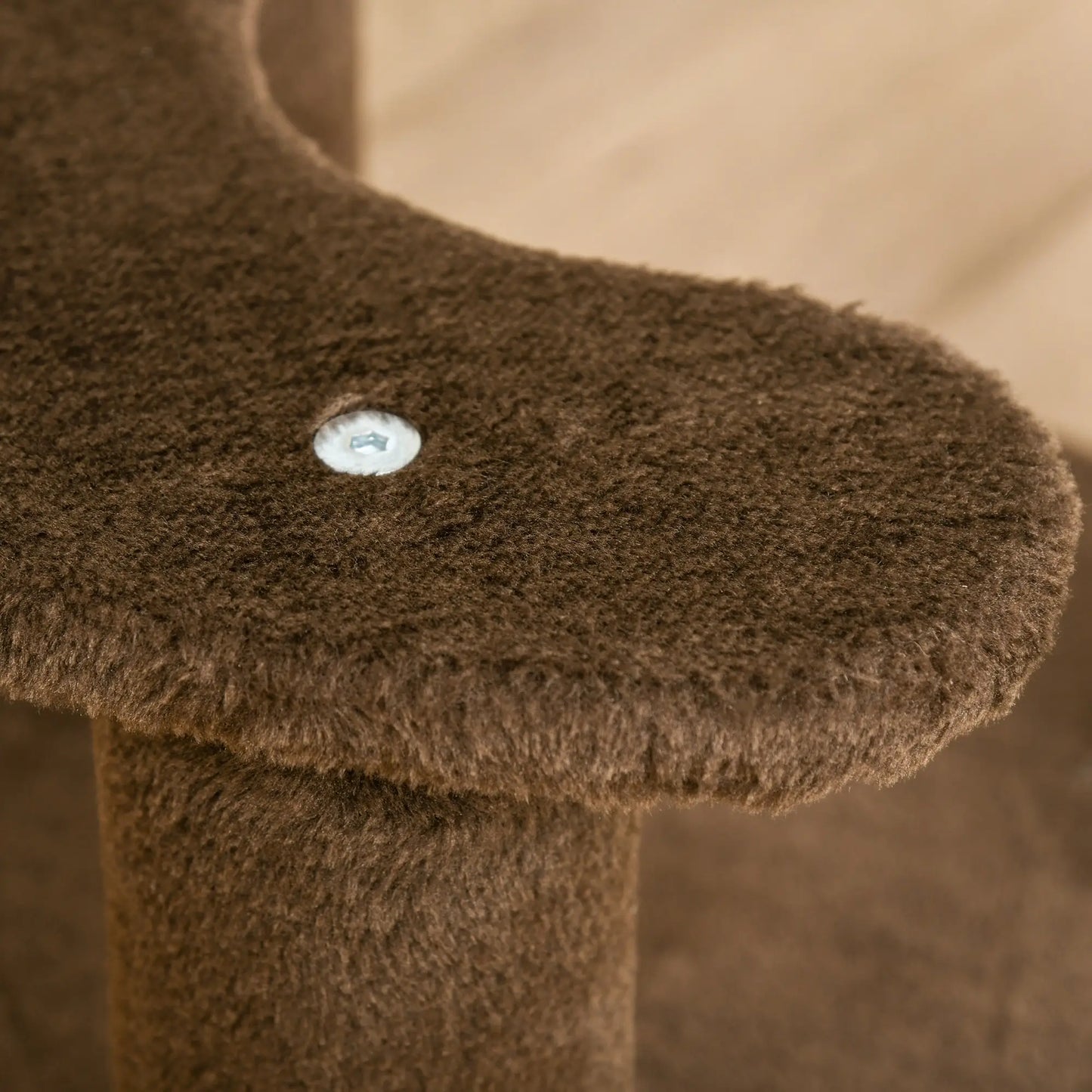 PawHut 65cm Cat Tree, Cat Tower for Kittens, Small Cat Condo with Sisal Scratching Posts, Hanging Rope - Brown