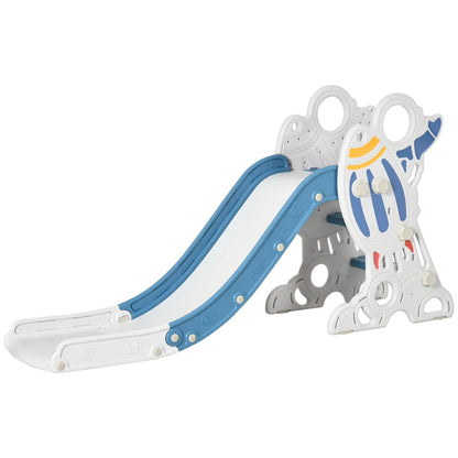 AIYAPLAY Space-Themed Baby Slide, Indoor Freestanding Kids Slide, for Ages 1.5-3 Years