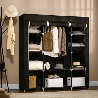 Foldable Fabric Portable Wardrobe Clothes Storage