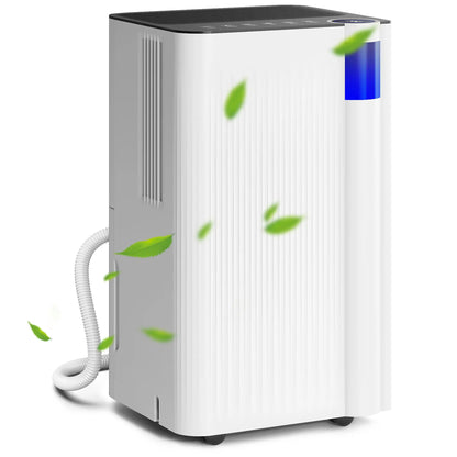 HOMCOM 12L/Day Modern Dehumidifier with Filter - White