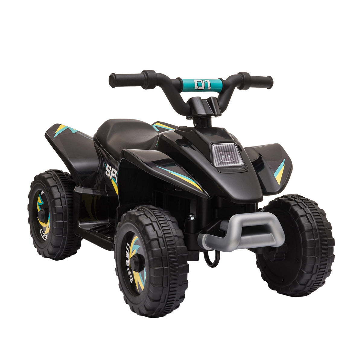 HOMCOM 6V Kids Electric Ride on Car Forward Reverse Functions for Toddlers Aged 18-36 Months, Black