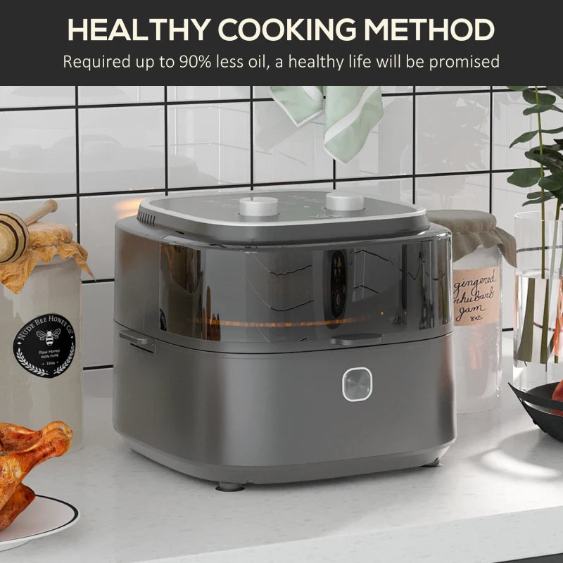 HOMCOM Air Fryer Oven with Timer