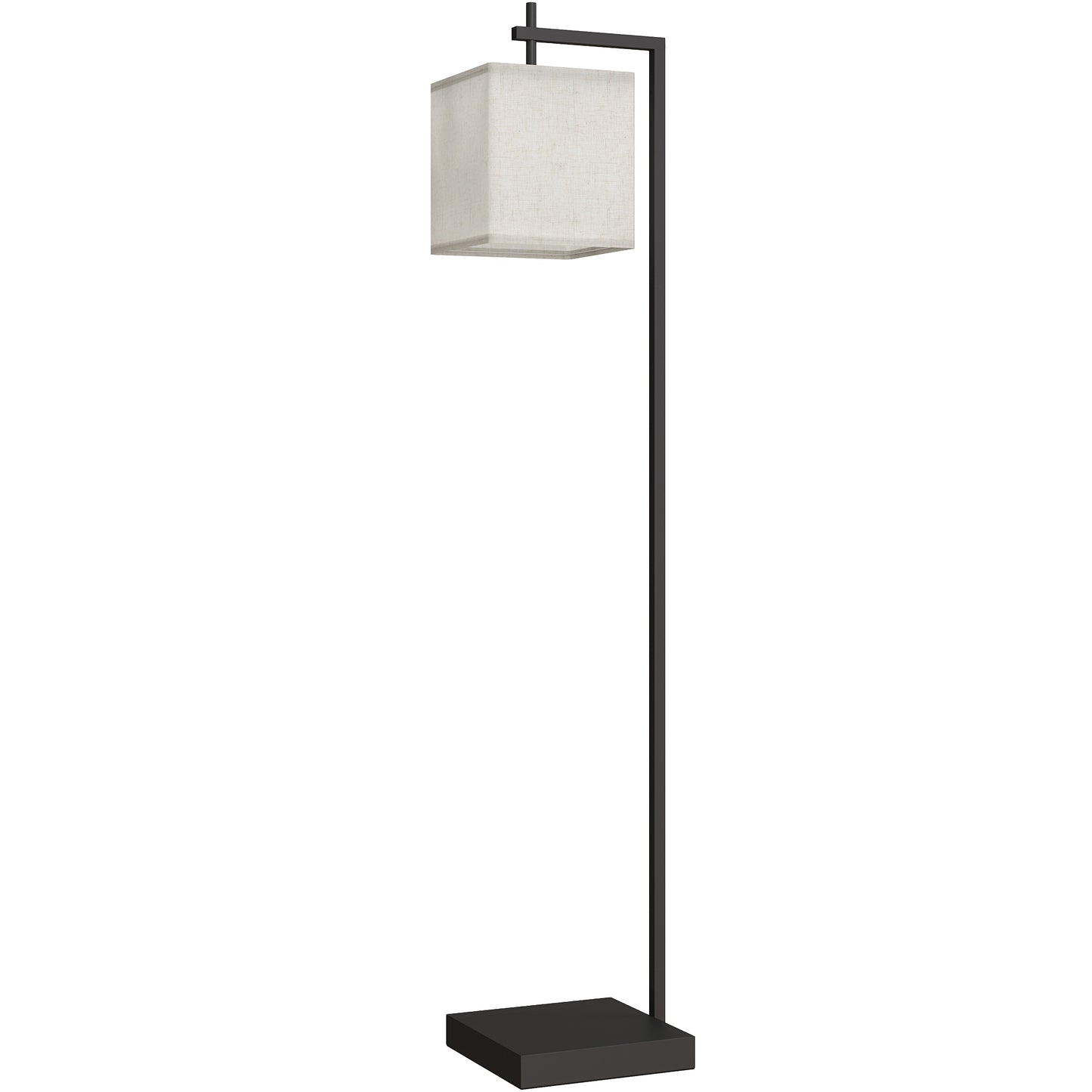 HOMCOM 66" Modern Tall Standing Floor Lamp with Adjustable Colour Temperatures & 10 Brightness Levels, Remote Control