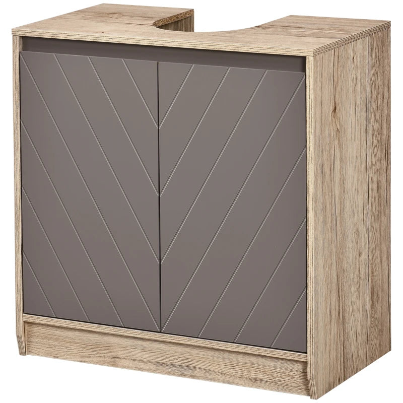 HOMCOM  Floor Standing Cupboard Shelf Bathroom Storage Cabinet
