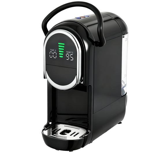 HOMCOM 0.6L Pod Coffee Machine for Nespresso, Dolce Gusto Capsule & Ground Coffee, Small Semi Automatic Coffee Maker